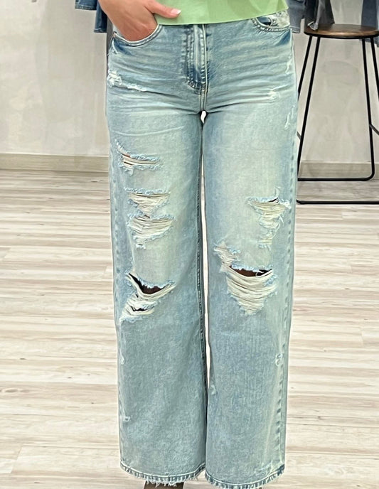 jeans  baggy strappato